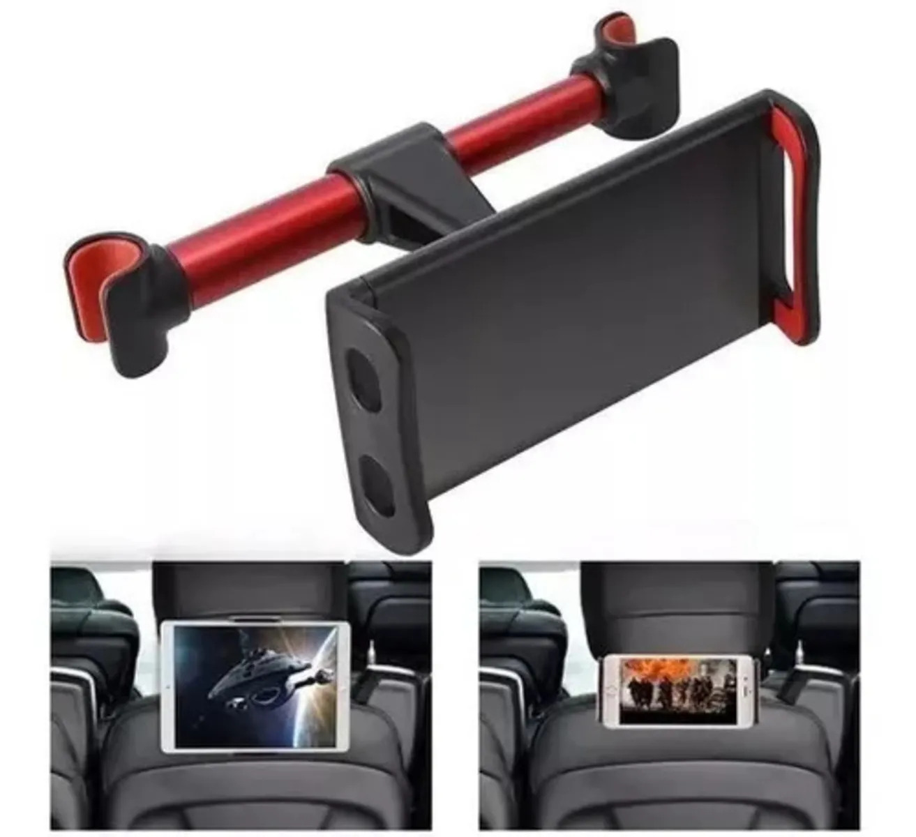 Soporte Universal Carro Apoya Cabezas Asiento Celular Tablet