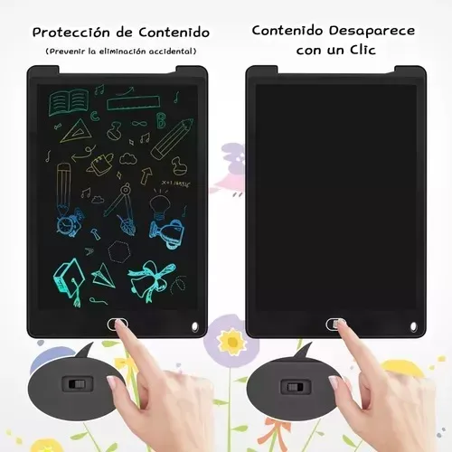 Pizarra Tableta Mágica Lcd Para Niños O Trabajo De 12 Pulgadas