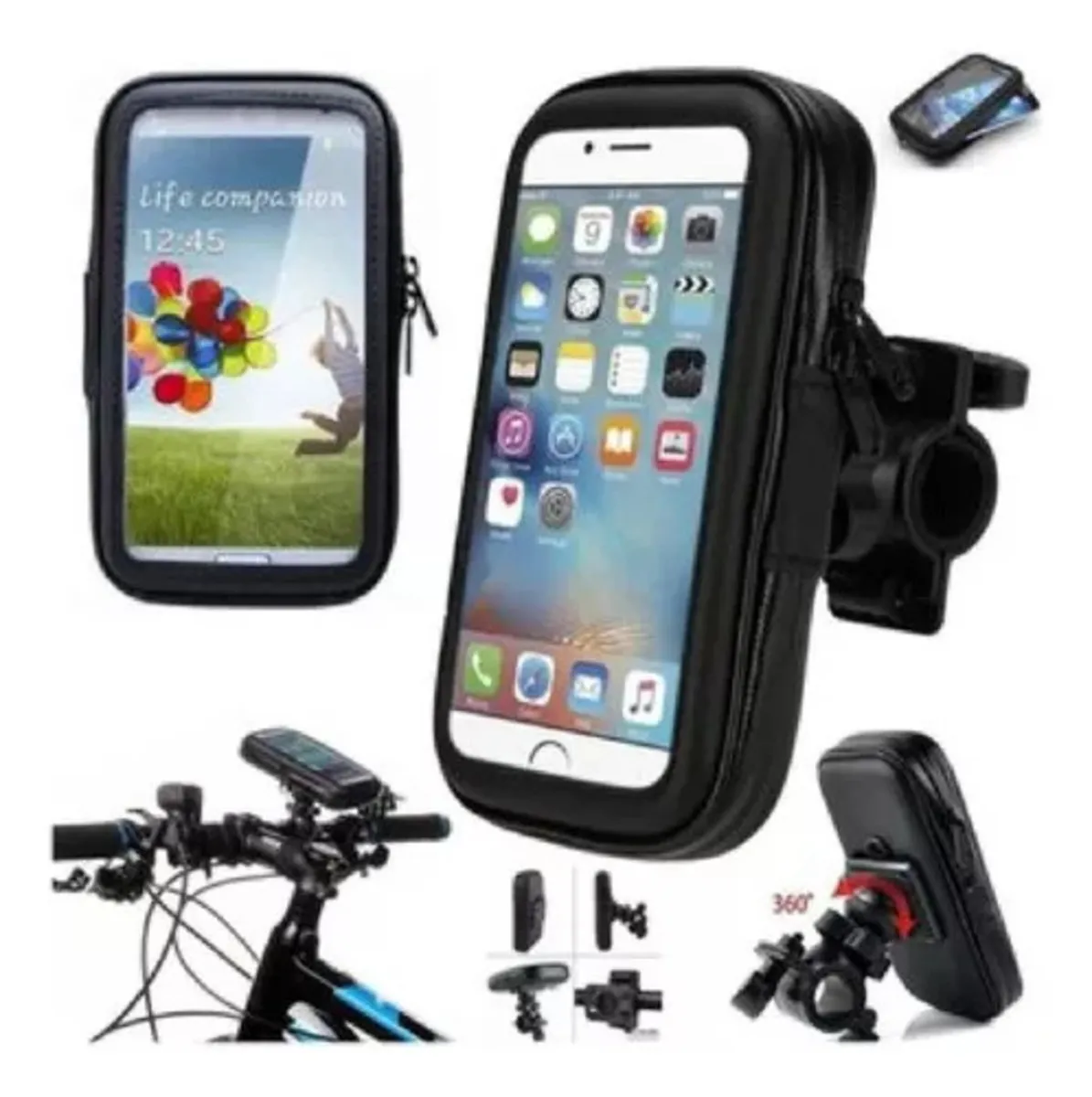 Soporte Celular Moto Estuche Universal Impermeable Bicicleta