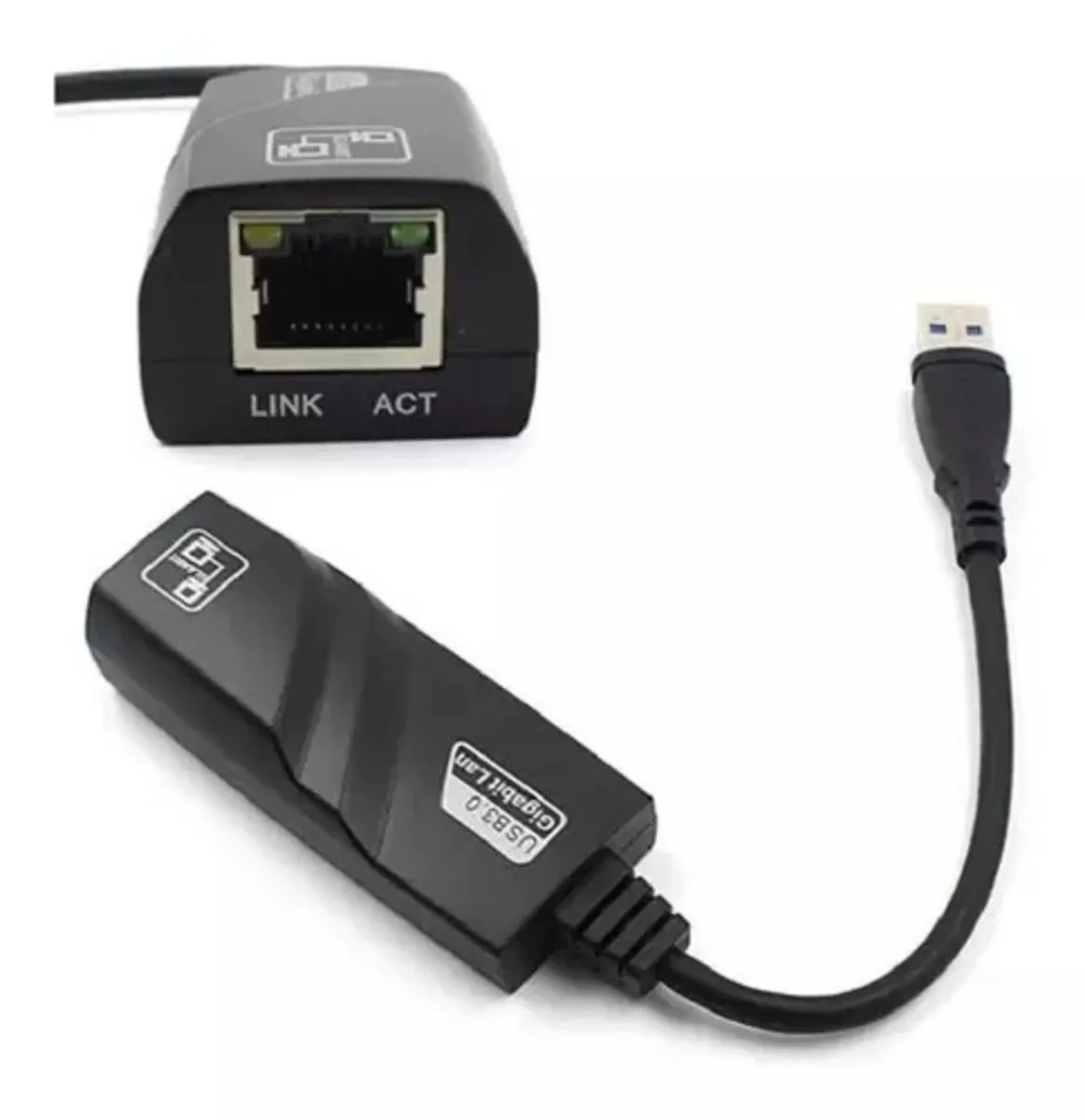 Adaptador Convertidor Usb 3.0 A Rj45 Ethernet 1000 Mbps Portátil