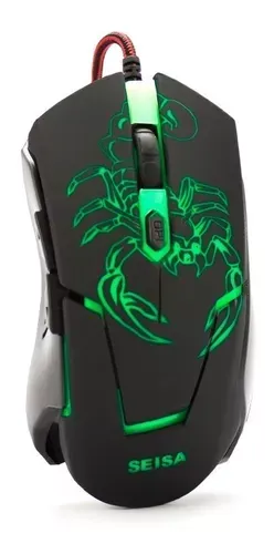 Mouse Gamer Luces Led Optico 7d Usb 6 Botones Ergonómico Rgb