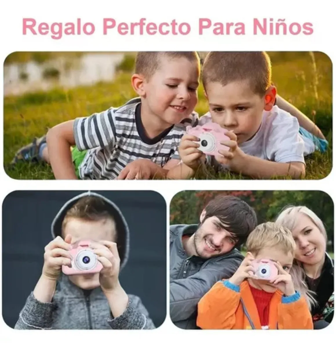 Cámara Digital Fotográfica Videos Hd Para Niña + Micro 32GB