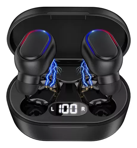 Audífonos in-ear inalámbricos 1Hora AUT114 Negro Bluetooth