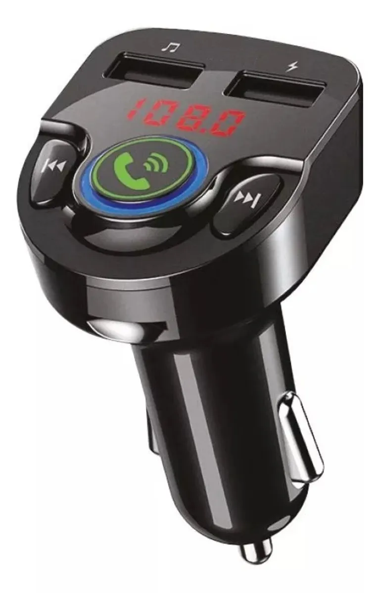 Transmisor Adaptador Bluetooth Para Carro Fm Reproductor Mp3