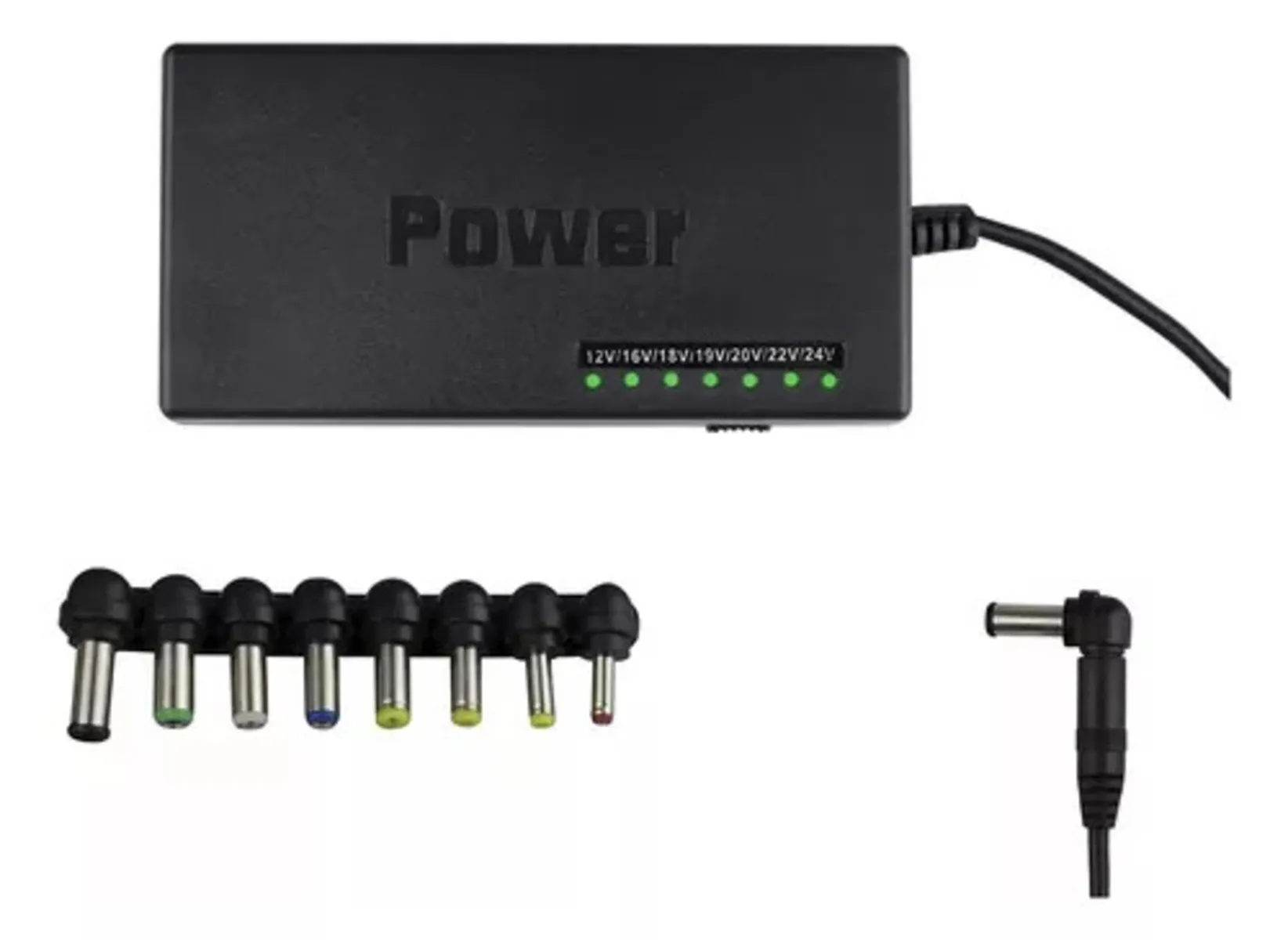 Cargador Universal Portátil Laptop 8 Conectores 12 Y 24 Voltios