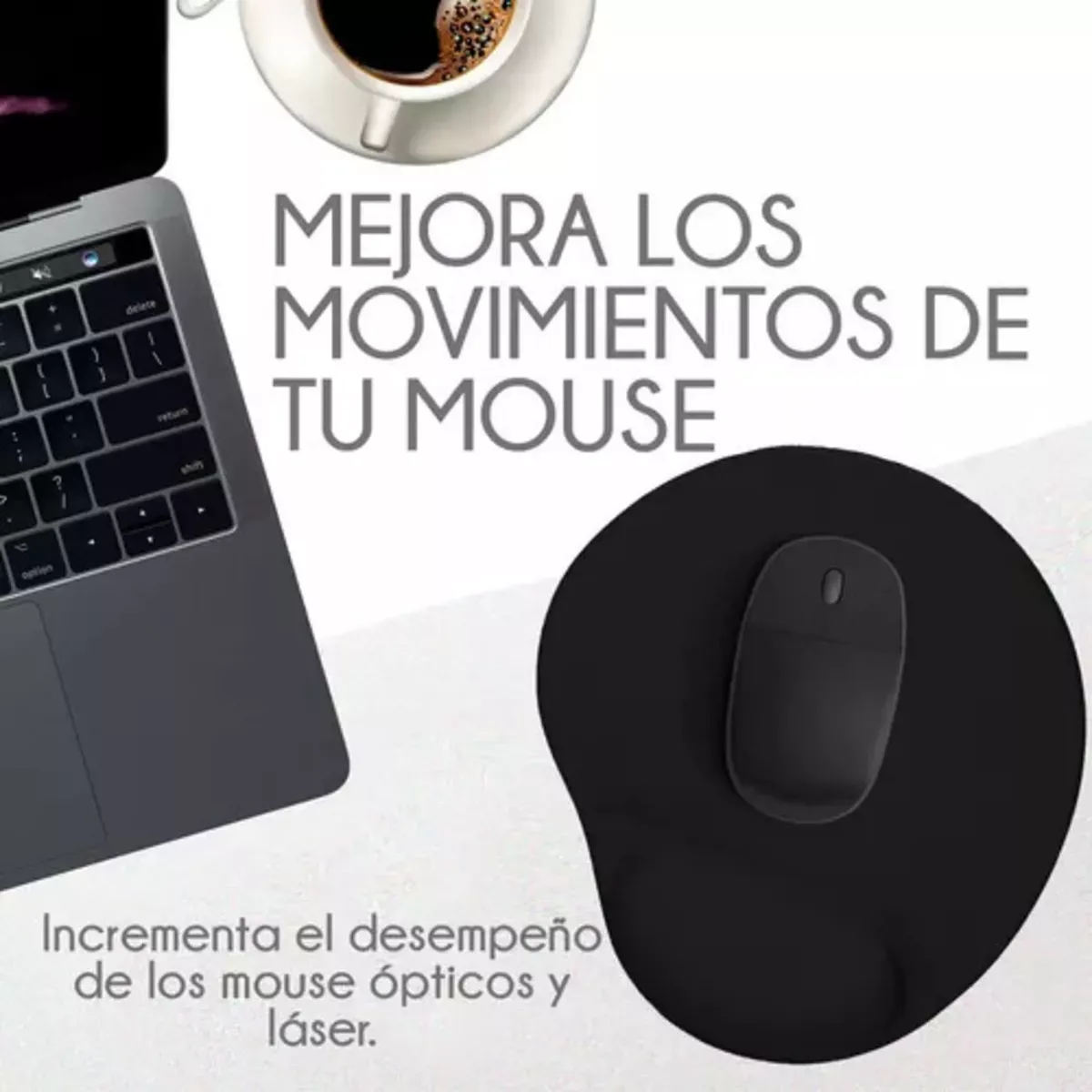 Mouse Pad Tapete Gamer Con Almohadilla Soporta Muñecas