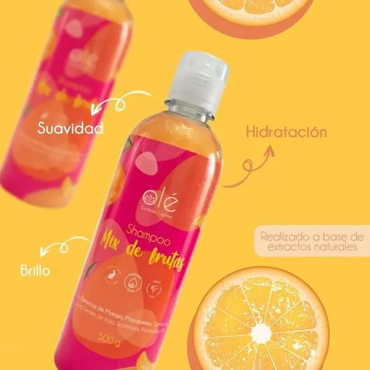 Shampoo mix de frutas Olé Cuidado Capilar