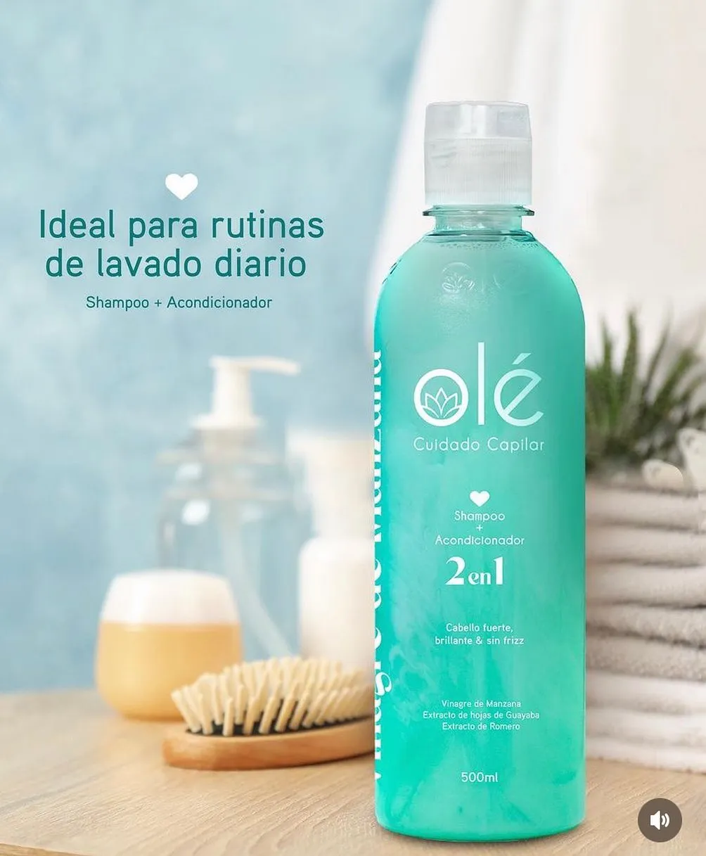 Shampoo Vinagre de Manzana Olé Cuidado Capilar