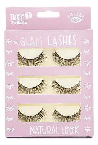 Pestañas Trendy Set x 3 Und Glam Lashes