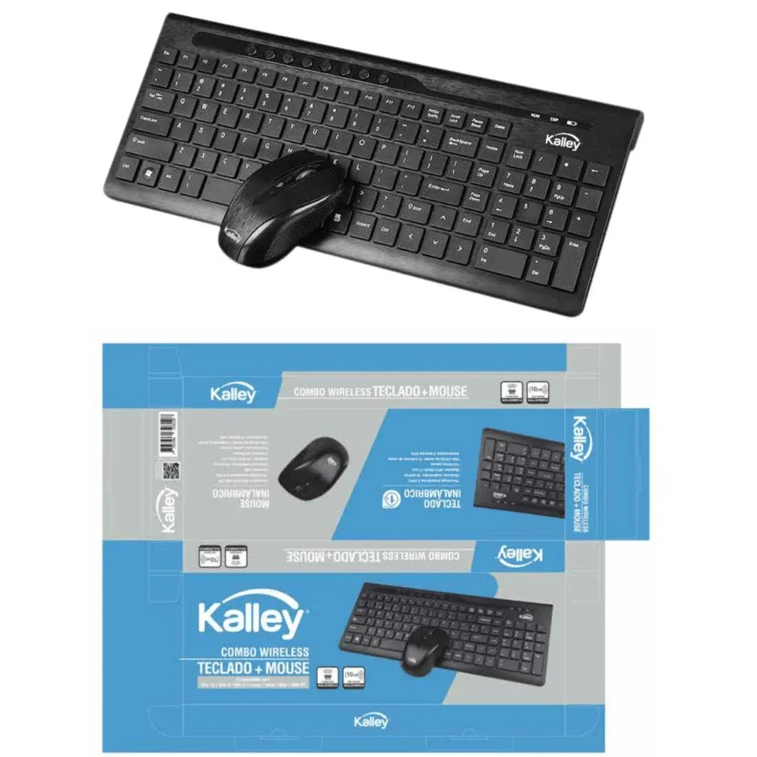  Teclado+Mouse Combo Kalley Inalámbrico