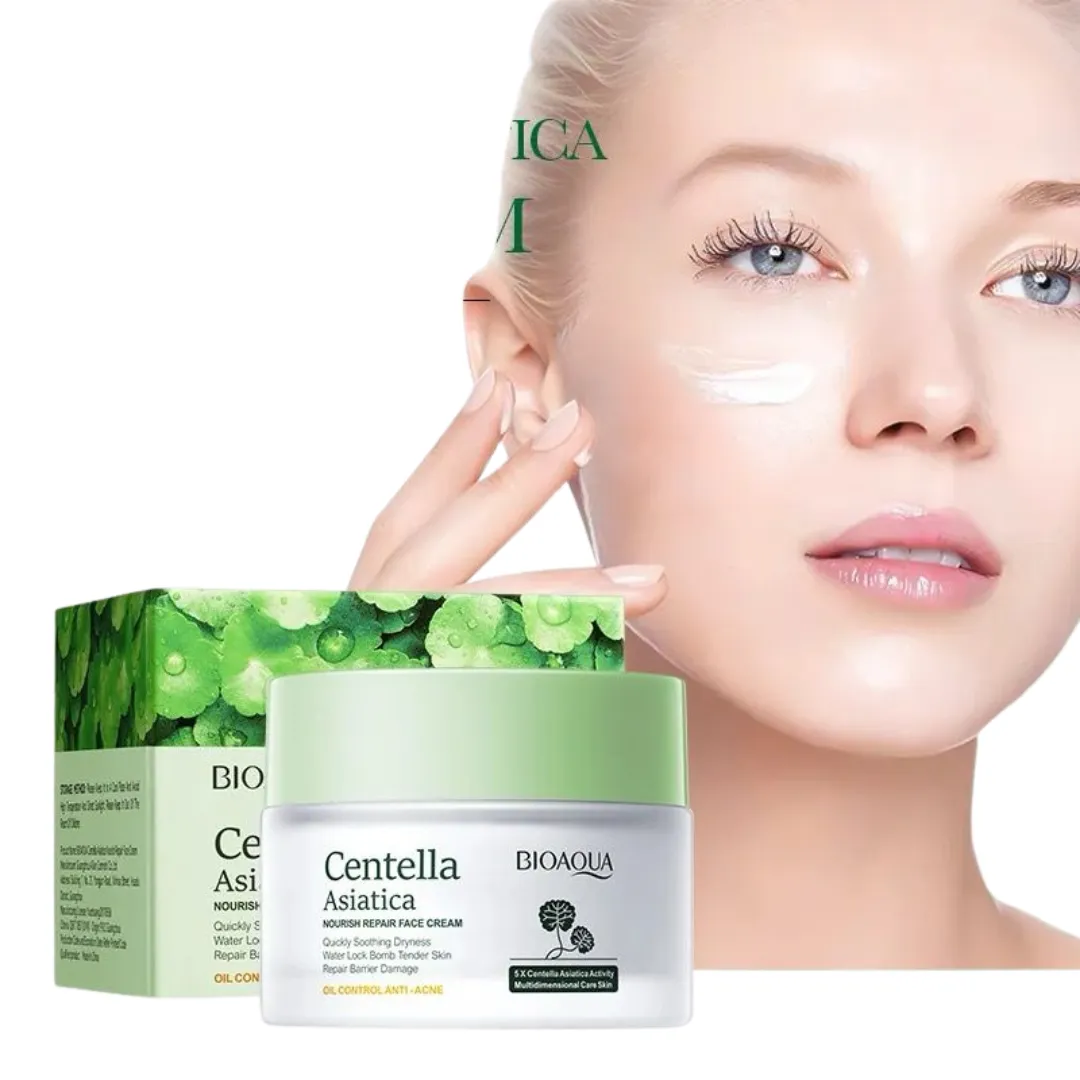 Crema Facial Centella Asiática Hidratante Nutritiva Antienvejecimiento Antiarrugas Bioaqua