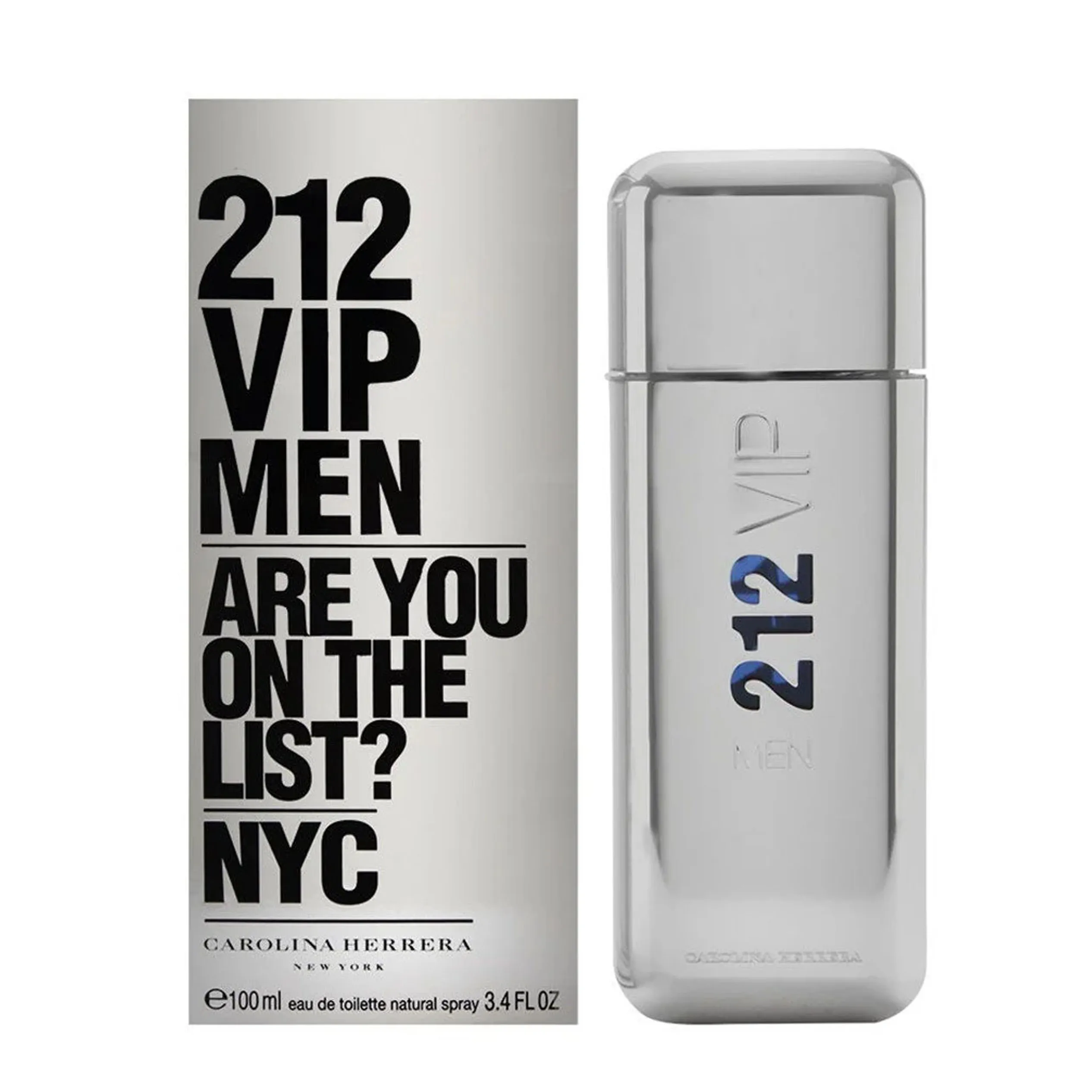 Perfume 212 VIP NYC Men Carolina Herrera  (Replica Con Fragancia Importada)- Hombre