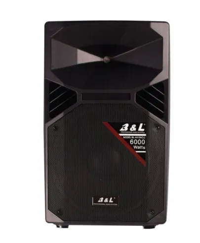 Cabina B&L 15″ Activa Dos Vías 200W RMS + Trípode + Micrófono 