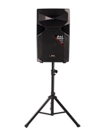 Cabina B&L 15″ Activa Dos Vías 200W RMS + Trípode + Micrófono 