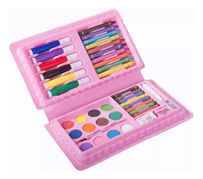 Set De Arte Para Niñas 42 Piezas Rosado