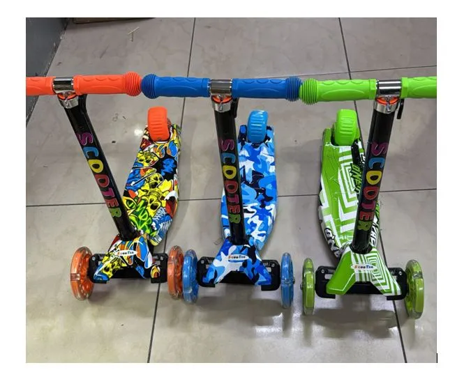 Patineta Monopatin Scooter Niños Con Luces