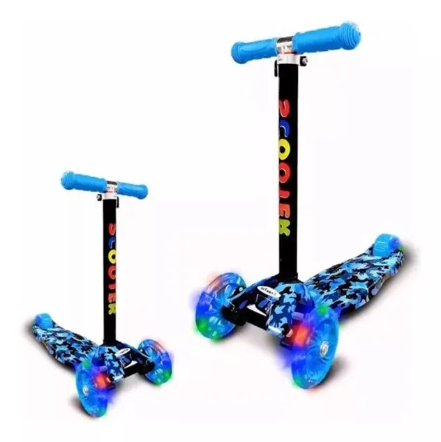 Patineta Monopatin Scooter Niños Con Luces