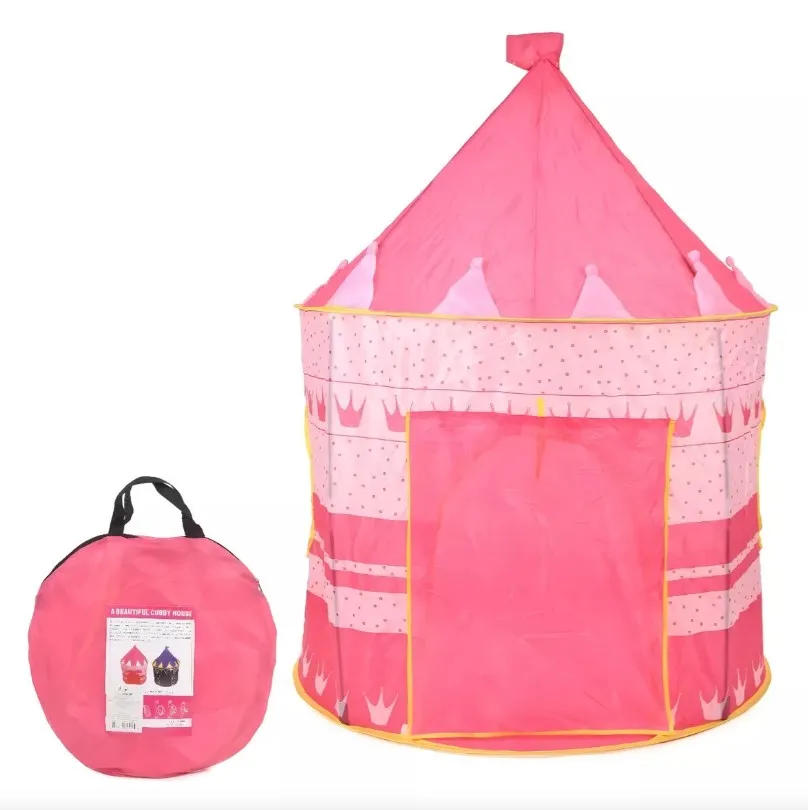 Carpa Castillo Princesa Pricipe Niño Niña Casa Jardin Playa Color Rosado