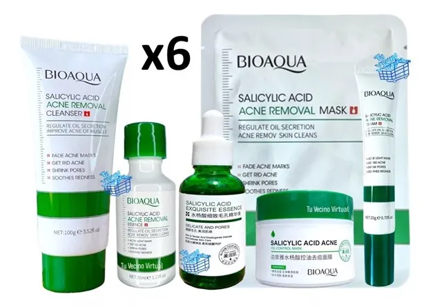 Bioaqua Combo Anti Acné Ácido Salicílico x 6