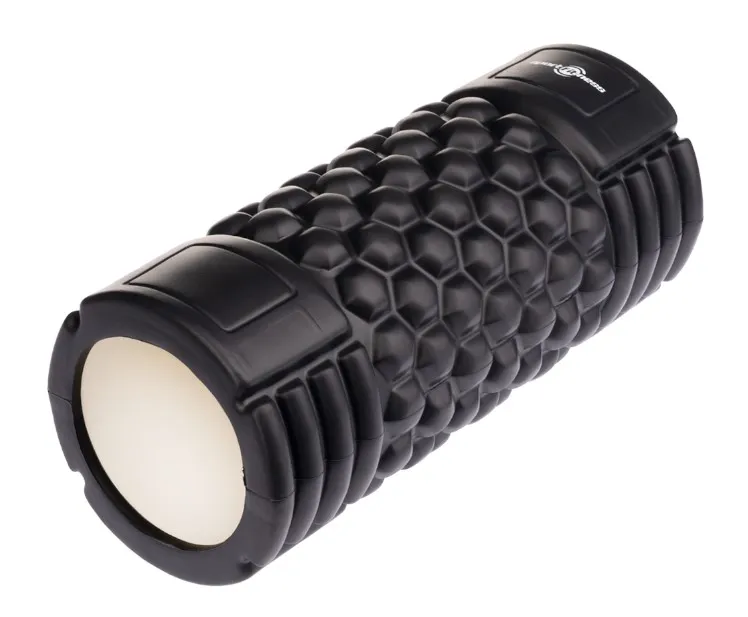 Foam Roller De Espuma Grabado Profundo Negro