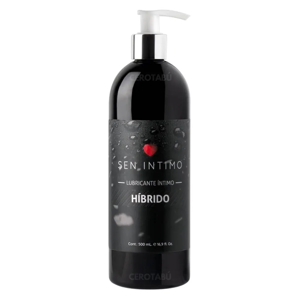 Lubricante Hibrido Agua Y Silicona Sen Intimo x500 ml