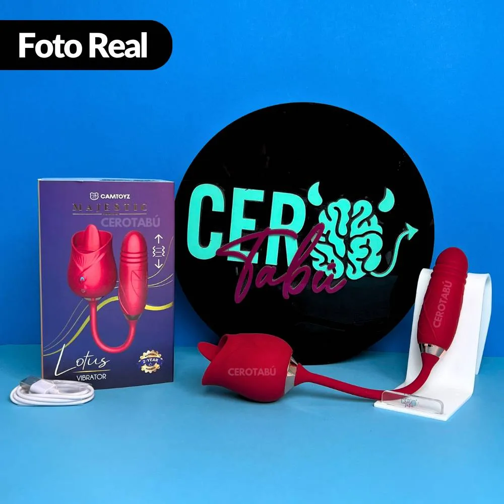 Vibrador Rosa Consolador Punto G Y Clítoris Juguete Sexual 