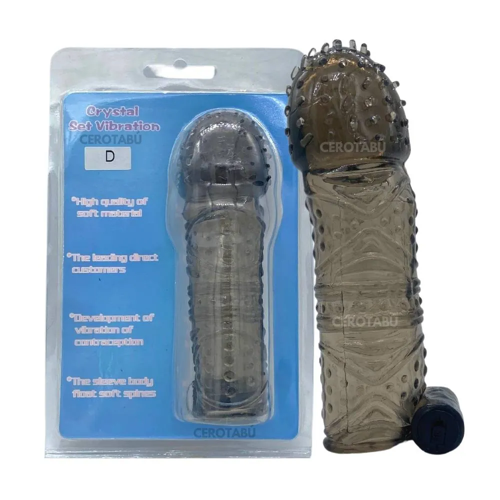 Funda Para Pene Con Vibracion Preservativo Retardante 