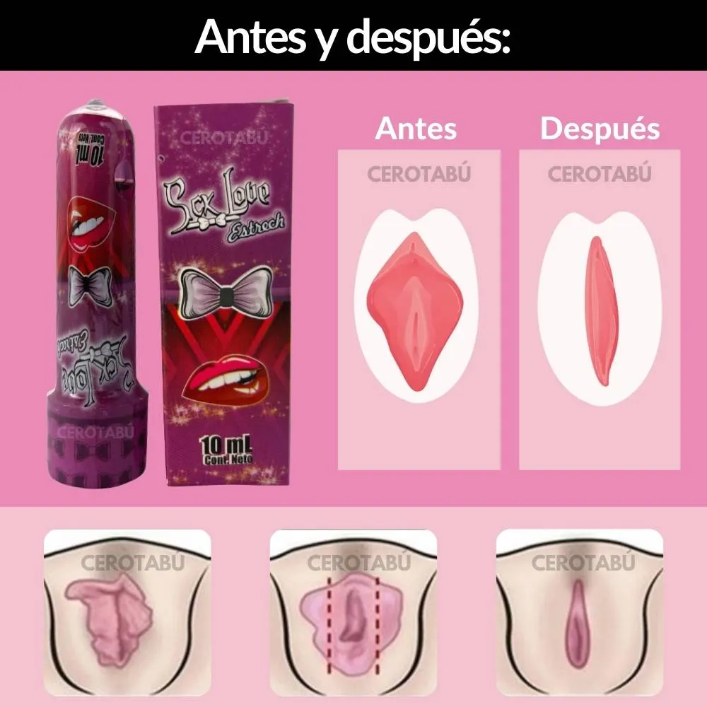 Lubricante Intimo Gel Estrechante Vaginal Sex Love x10ml