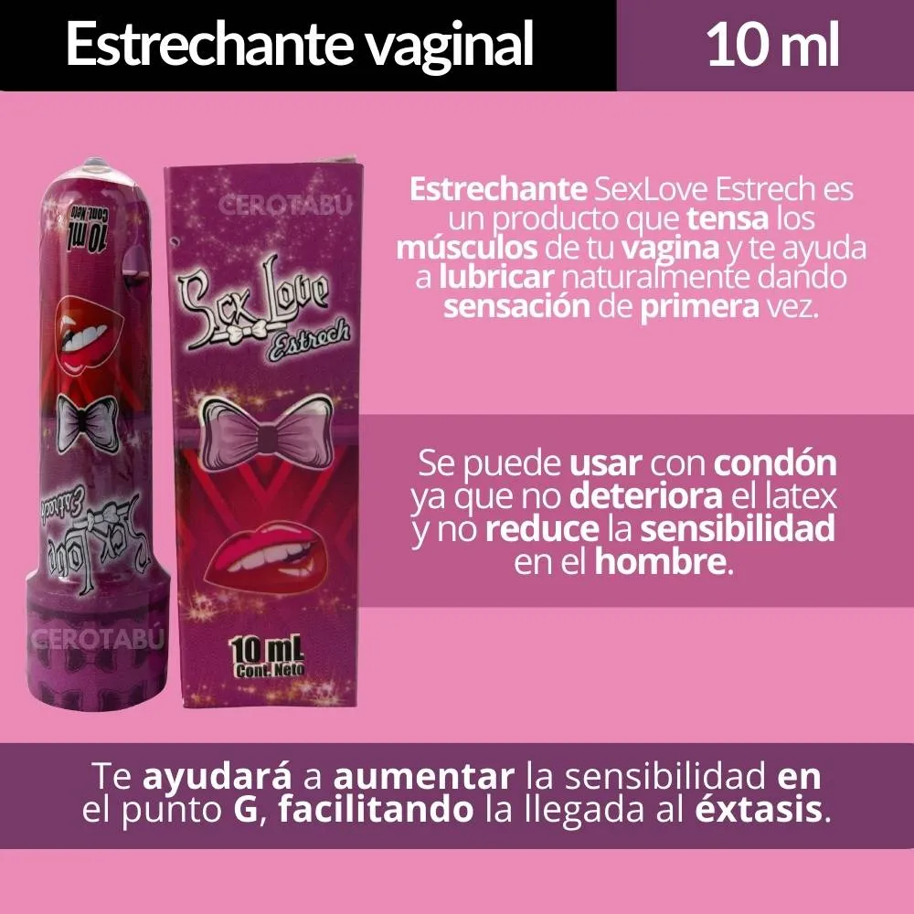 Lubricante Gel Estrechante Vaginal Sex Love x10ml