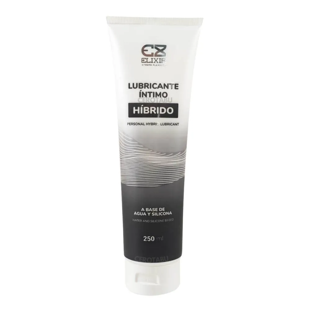 Lubricante A Base De Agua Y Silicona Hibrido Elixir 250ml