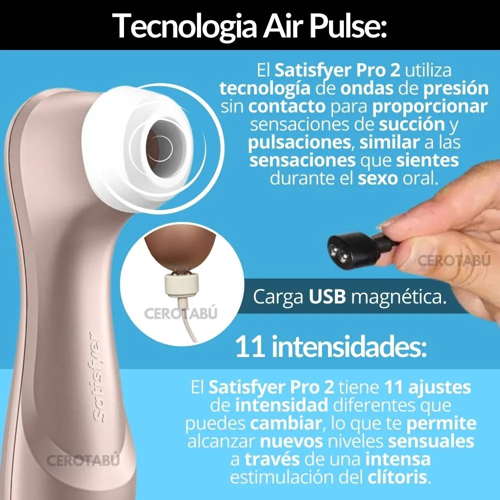 Satisfyer Pro2 Succionador De Clítoris Juguete Sexual