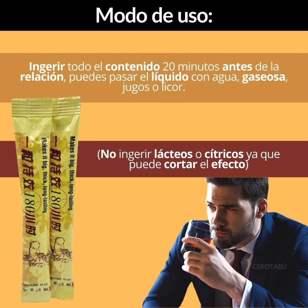 Potenciador Sexual Masculino Con Extractos Naturales x8 Servicios