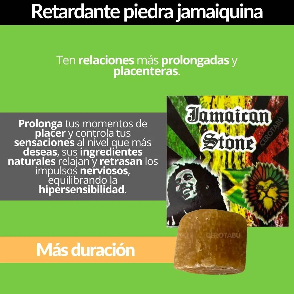 Piedra Jamaiquina Retardante Para Hombres