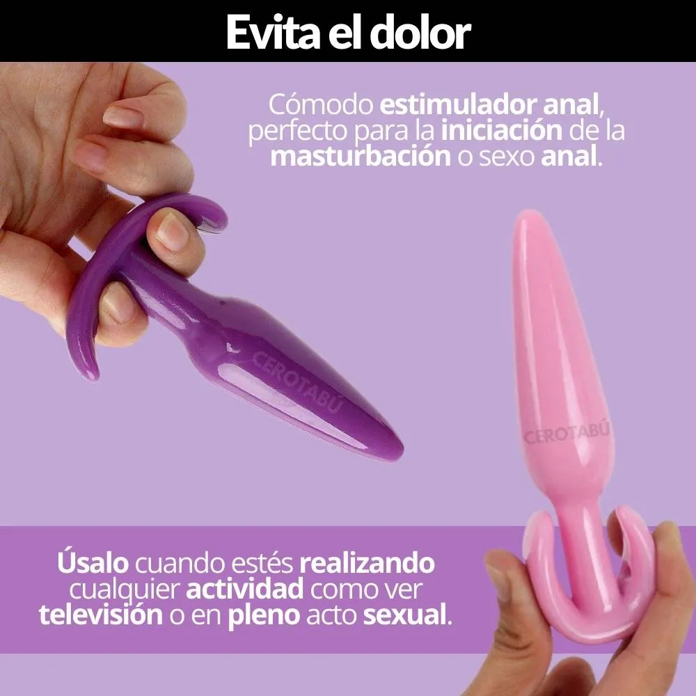 Kit Plug Anal X2 + Bolas Chinas Anales + Lubricante Anal 5g