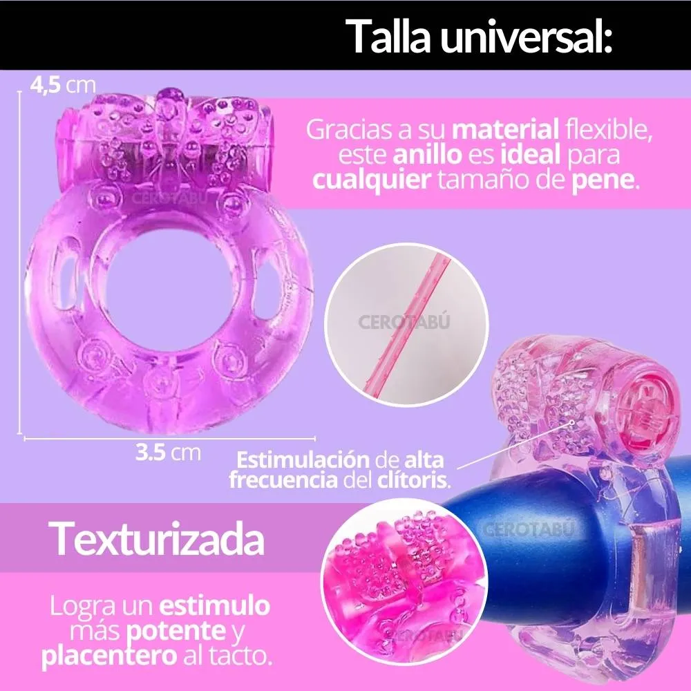 Anillo Vibrador Retardante Para El Pene Juguete Sexual