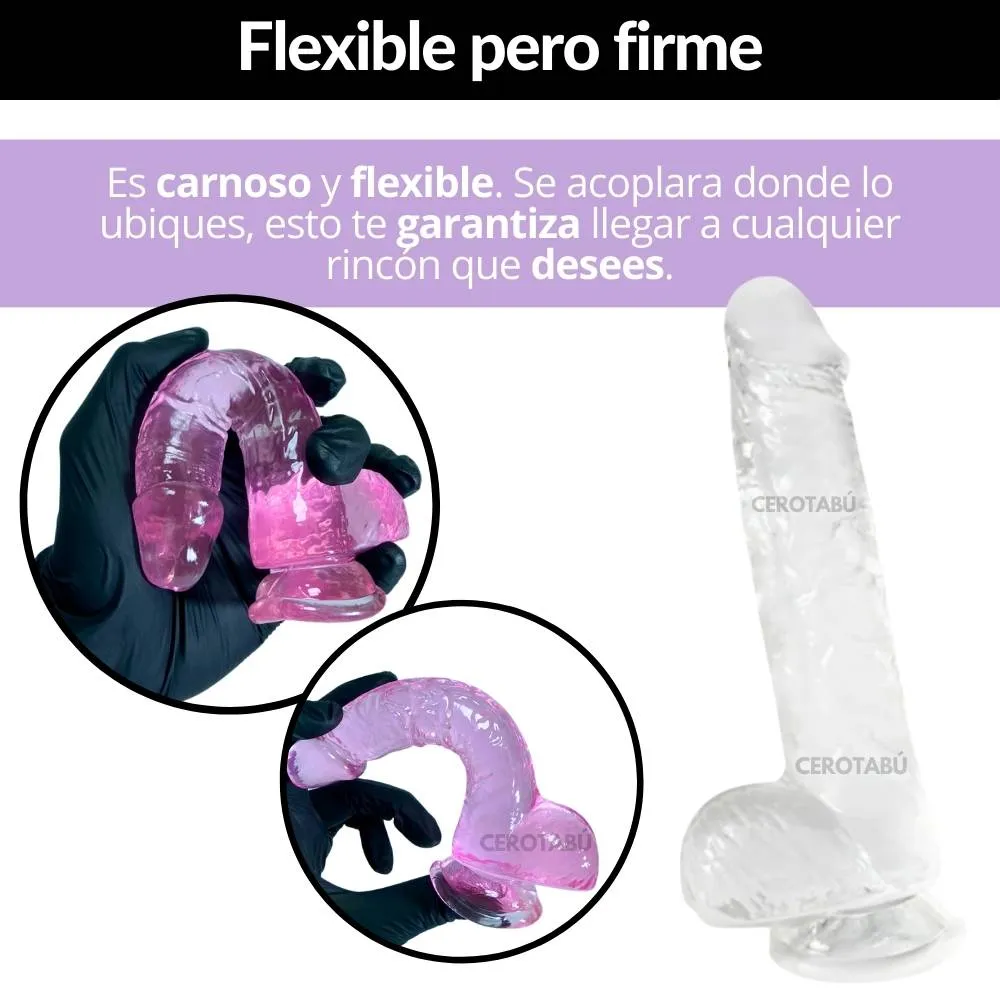 Dildo Consolador Realista Con Chupa Juguete Sexual - Luegopago