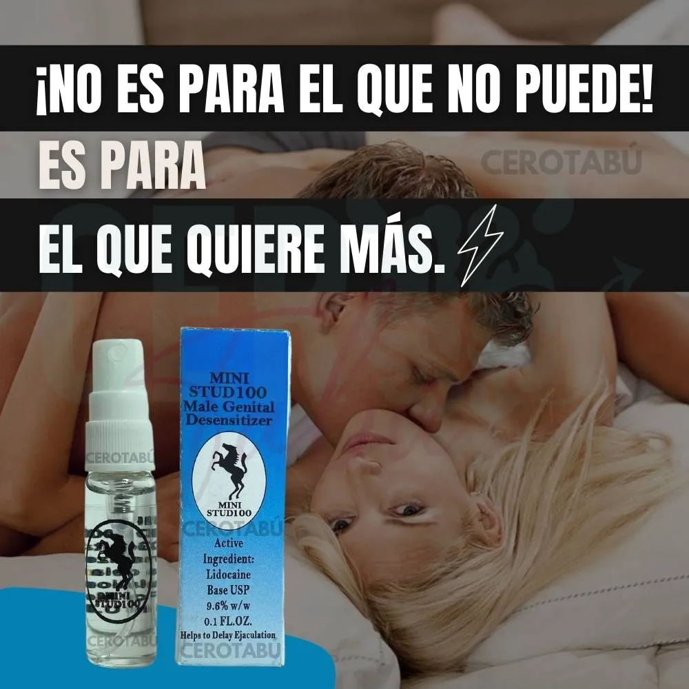 Lubricante Retardante En Spray Para Hombre Ministud x10 Ml