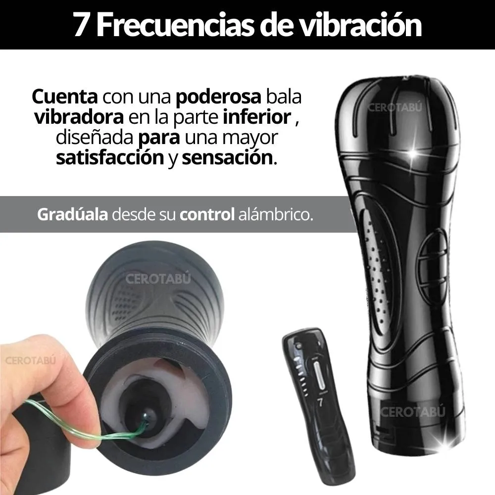 Vagina Realista Masturbador Masculino Con Vibración 