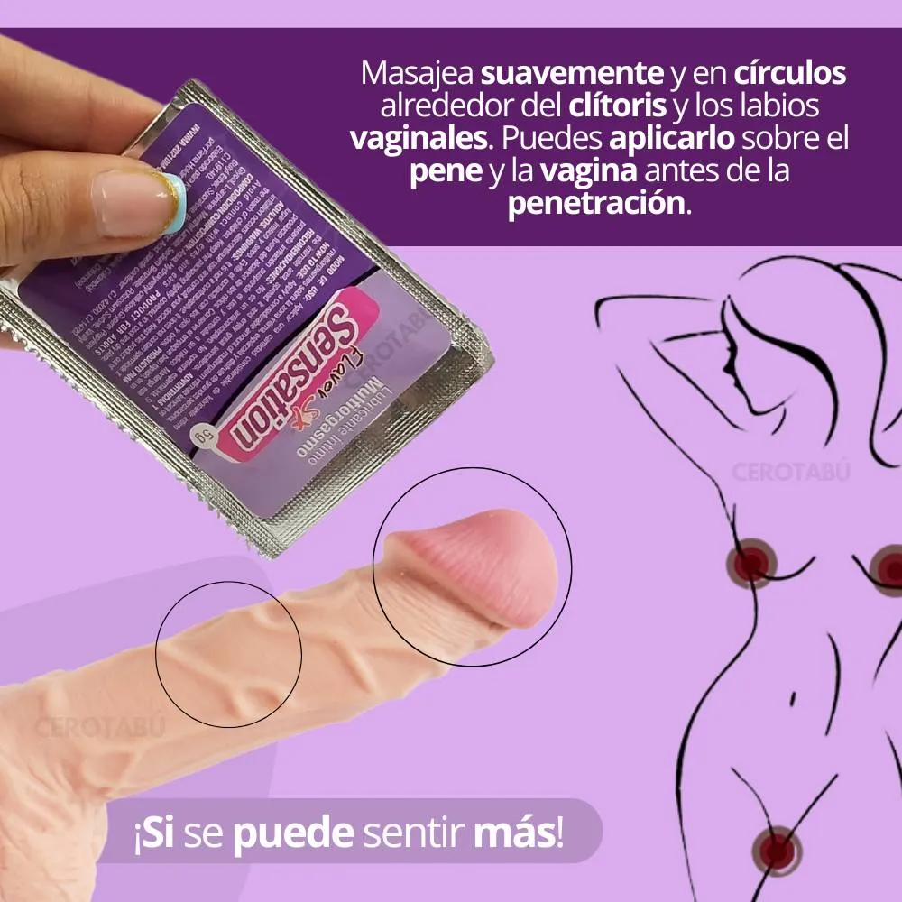 Lubricante Intimo Multiorgasmo Flavor 5g