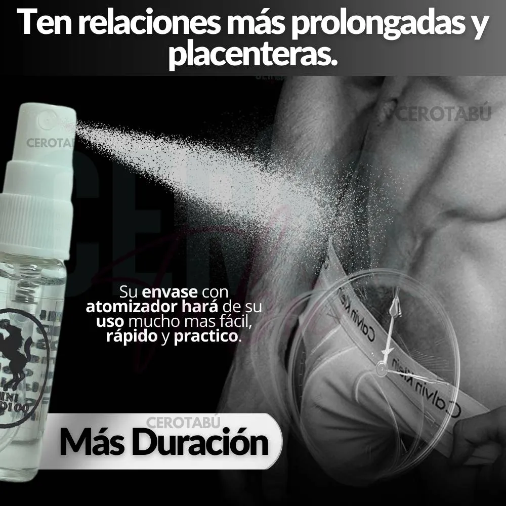 Lubricante Retardante En Spray Para Hombre Ministud x10 Ml