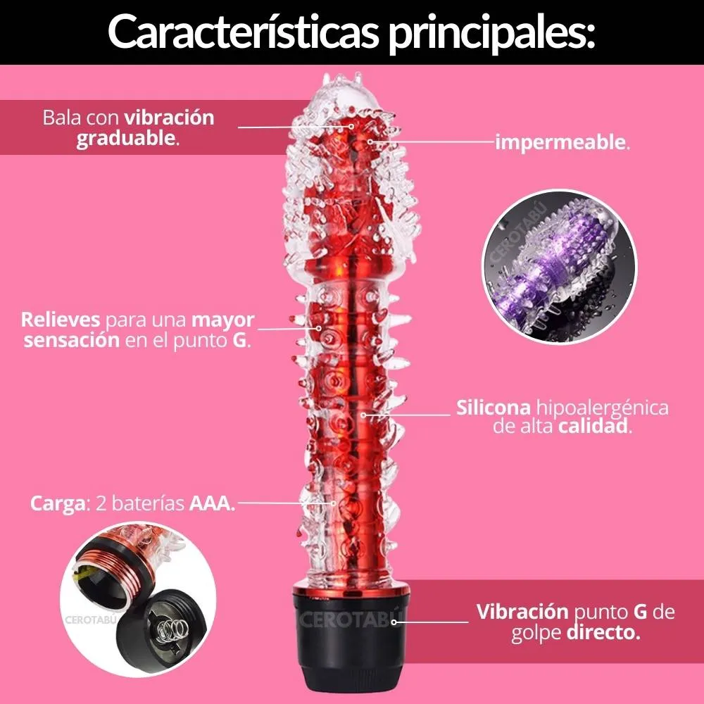 Kit Bala Vibradora, Anillo Vibrador, Esposas