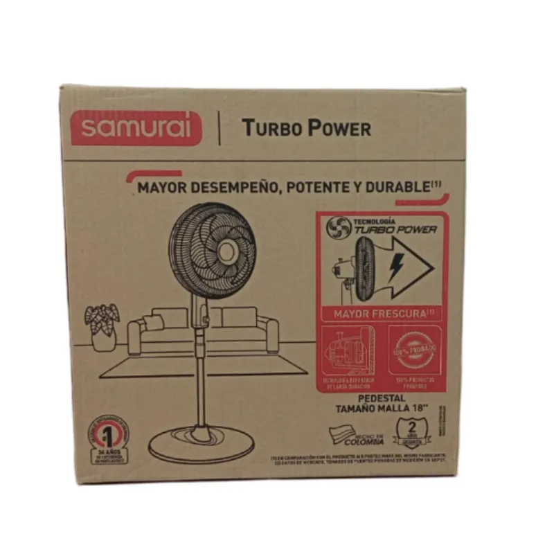 Ventilador SAMURAI Turbo Power Pedestal 18"