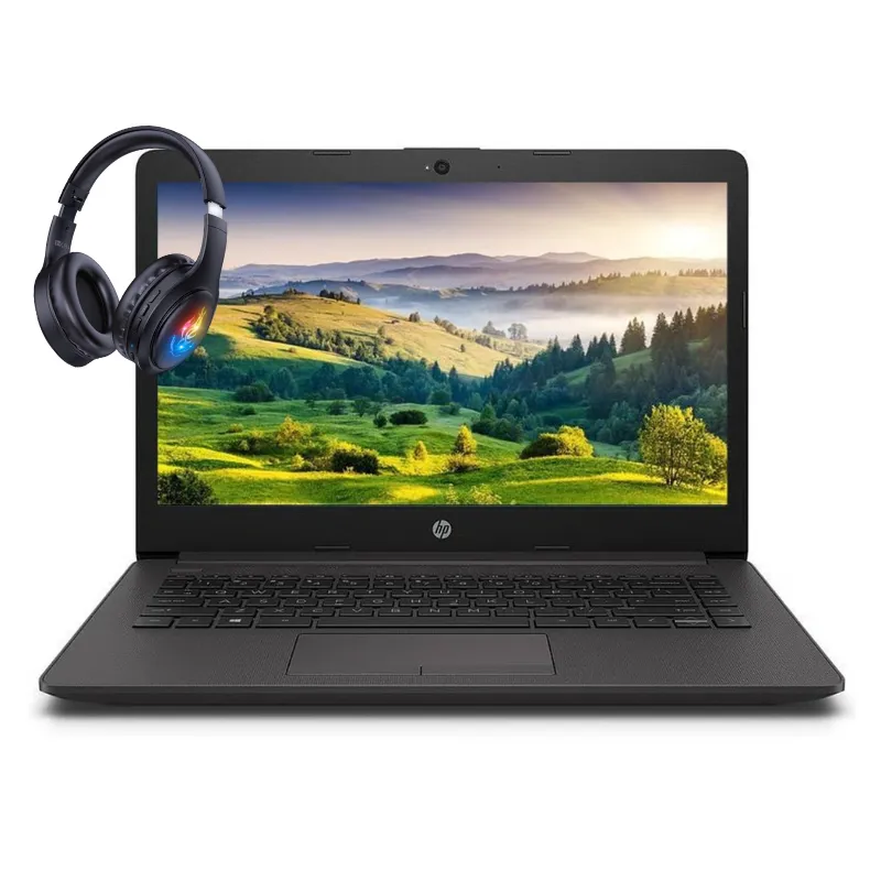 Computador Portátil HP 240 G9 INTEL CELERON N4500 8GB DDR4 256GB SSD 14" + Diadema Inalámbrica 1Hora 