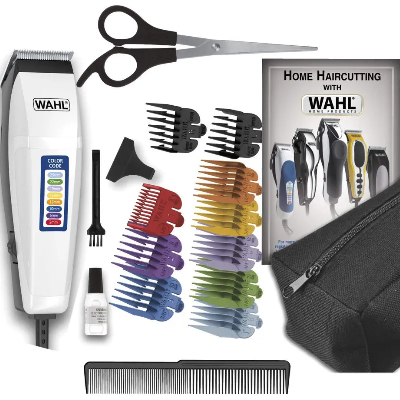 Maquina Peluqueria  Wahl Kit Color Code 17 Piezas