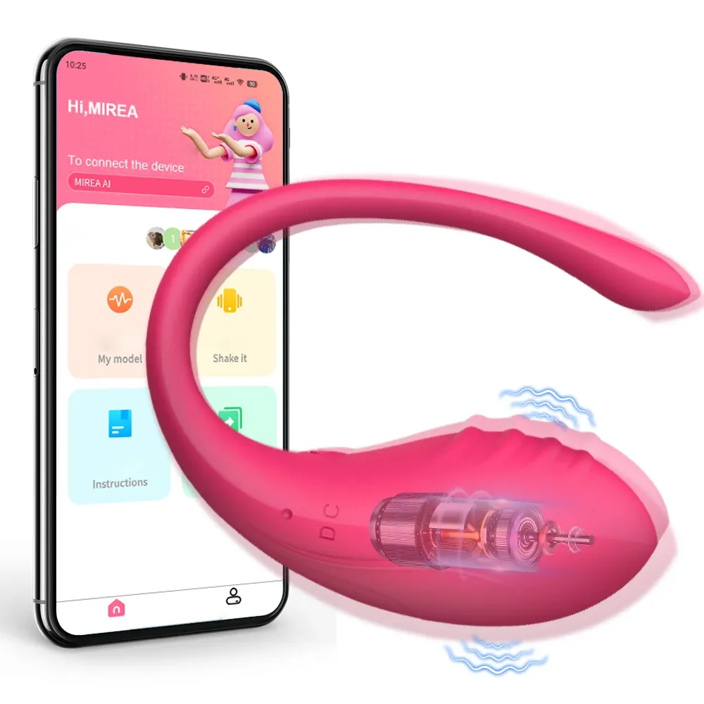 Vibrador Aplicacion Larga Distancia, Diseño Tipo Lush Lovense, Vibrador Vaginal, Bluetooth