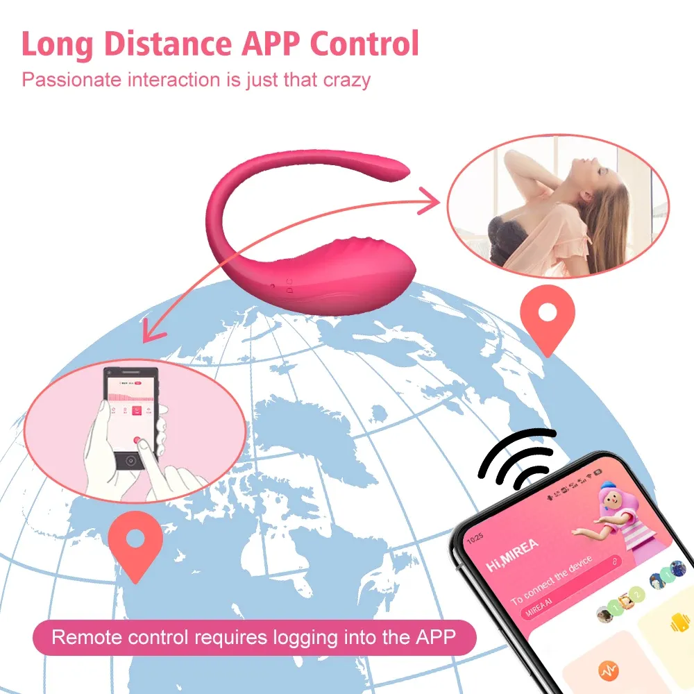 Vibrador Aplicacion Larga Distancia, Diseño Tipo Lush Lovense, Vibrador Vaginal, Bluetooth