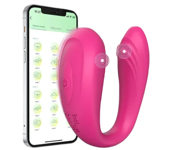 Vibrador Aplicacion Larga Distancia, Vibrador Doble, Vibrador Tipo Lush Lovense, Bluetooth