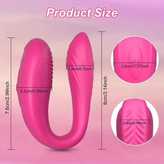 Vibrador Aplicacion Larga Distancia, Vibrador Doble, Vibrador Tipo Lush Lovense, Bluetooth