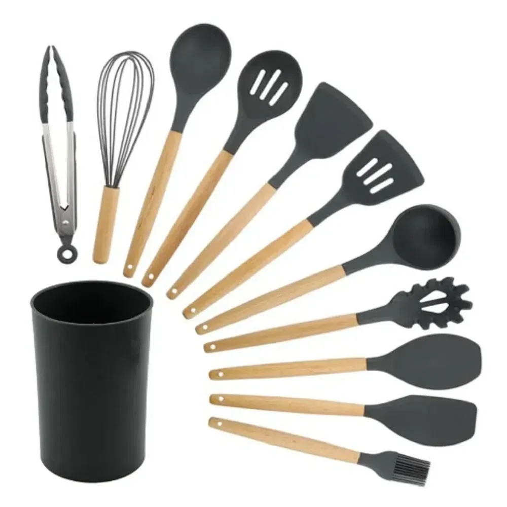 Set De Utencilios Cocina En Silicona