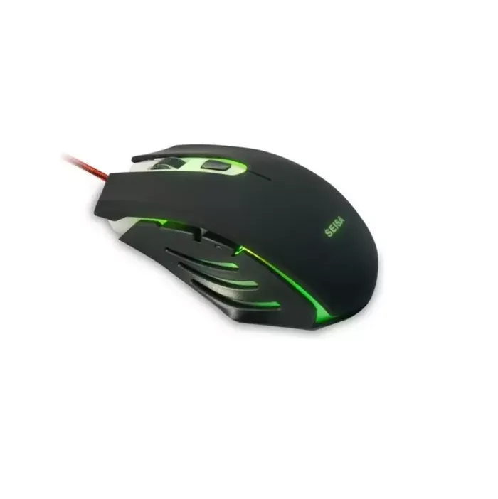 Mouse Optico Profesional Con Cable Usb Luz Rgb